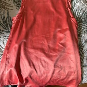 New York & Company Vibrant Coral Blouse